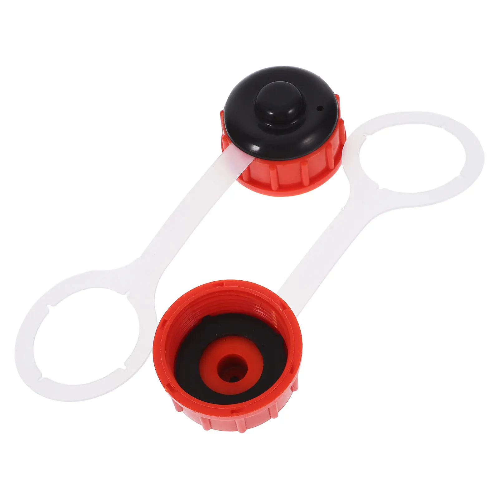 2Pcs Engine Gas Cap Rubber Seal Leak Proof Thick Design Universal Lawn Mower Replacement Cap Mower Gas Tank Caps