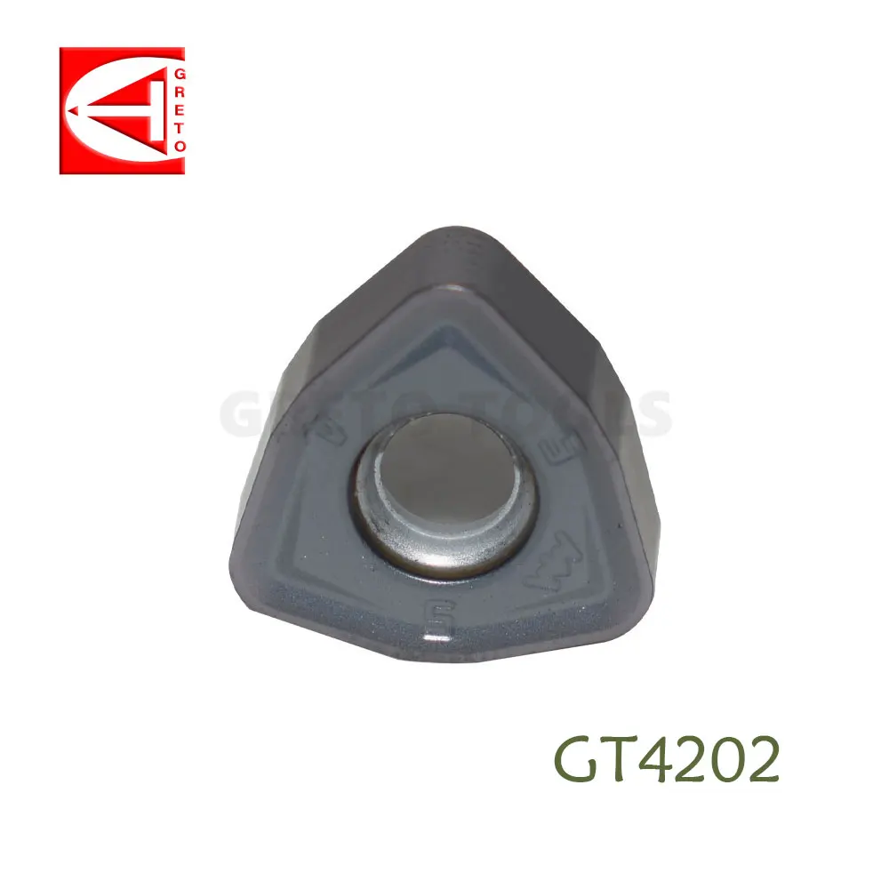 Imagem -05 - Greto-ferramentas de Corte e Fresagem de Carboneto de Tungstênio Inserções para Ferro Fundido de Aço Inoxidável Wnmx09t316znn-mm Gt4201 Gt4202 Gt4205