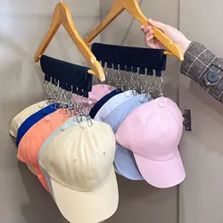 Hat Organizer Holder for Hanger Non-slip Foldable Portable Storage Tool High Performance Rack for Ties Belts Headbands Scarves