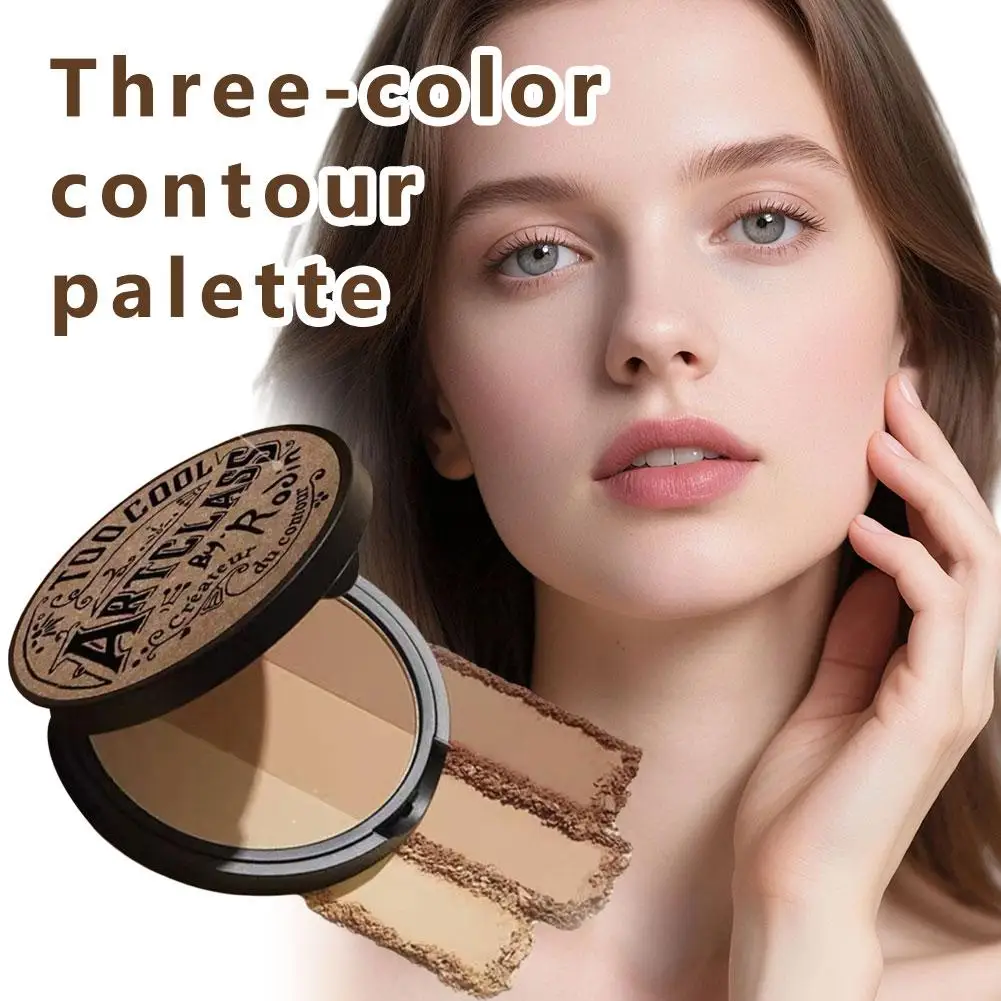 

Корейская toocoolforschool, трехцветная контурная палитра, натуральные переходки, без разницы в цвете, контур для макияжа лица в виде щек, носа