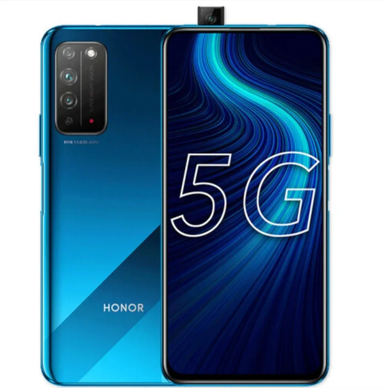 Honor X10 5g Smartphone 4300mAh Battery 6.63 Inch Kirin 820  40MP+16MP Camera 22.5W Super Charge Android Original used phone