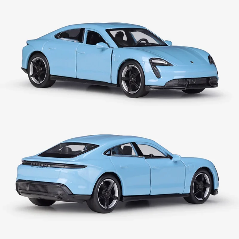 WELLY1:36 Taycan Turbo S retirer Simulation alliage voiture modèle Boomerang jouet garçon préféré cadeau de noël anniversaire B617