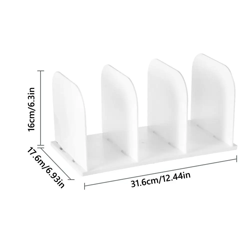حامل كتب بلاستيكي متين، حامل كتب محمول، منظم سطح المكتب السميك للاستخدام المكتبي #6