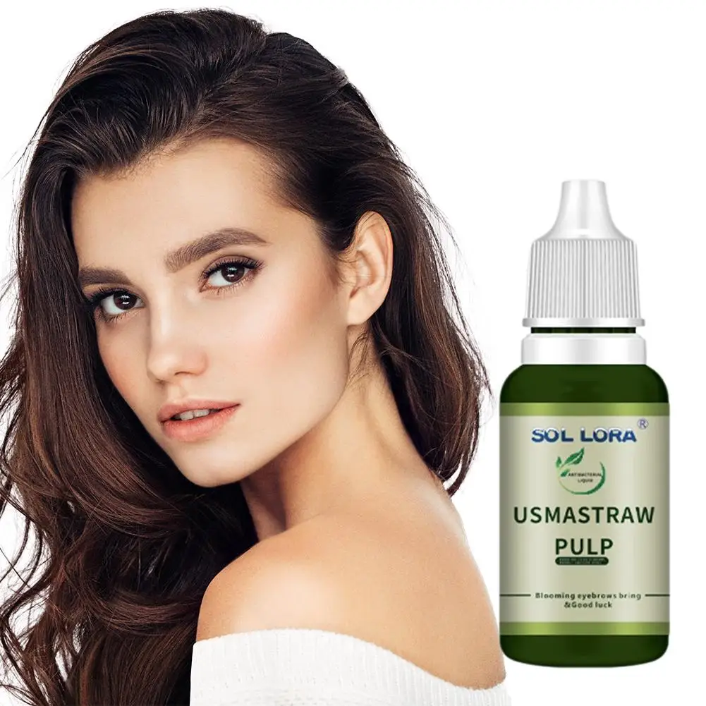 Eyebrow Growth Serum Usma Stick Thick Eyelashes Fresh Usman Grass Juice Nutrition Liquid Extension For Intensive Lengthening