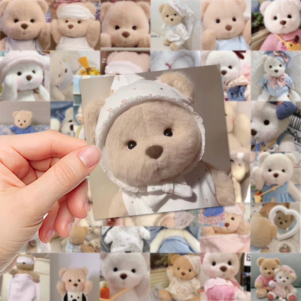 

10/30/50PCS Cute Muppets Bear Series Stickers personalityToys Luggage Laptop iPad Skateboard Journal Notebook Stickers Wholesale