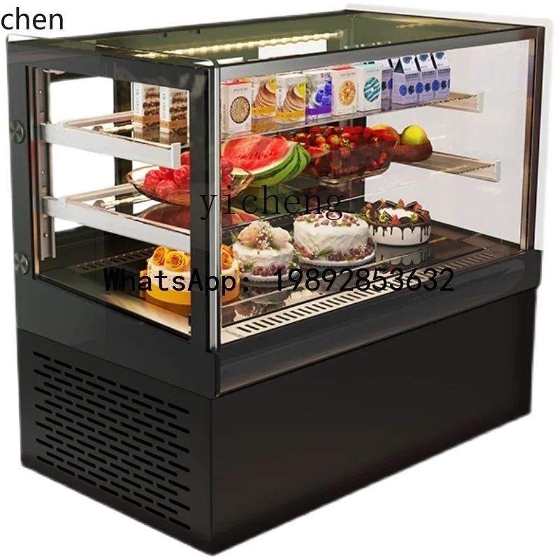 H29- Cake Small Dessert Display Counter Fruit Freshness Cabinet Bar Counter Cold Storage Cabinet