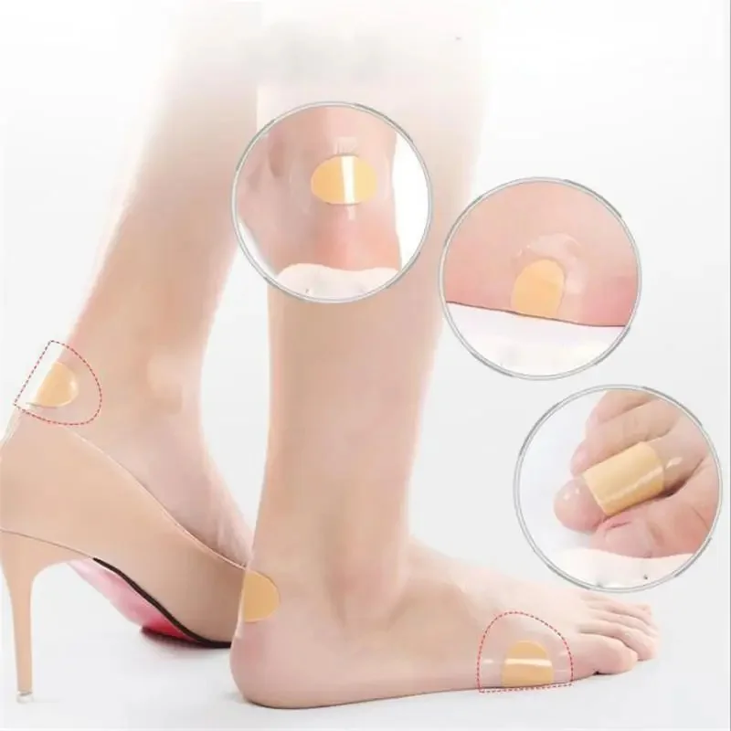 10/20/30/40Pcs Adhesive Heel Antiwear Sticker Invisible Transparent High Heel Protector For Shoes