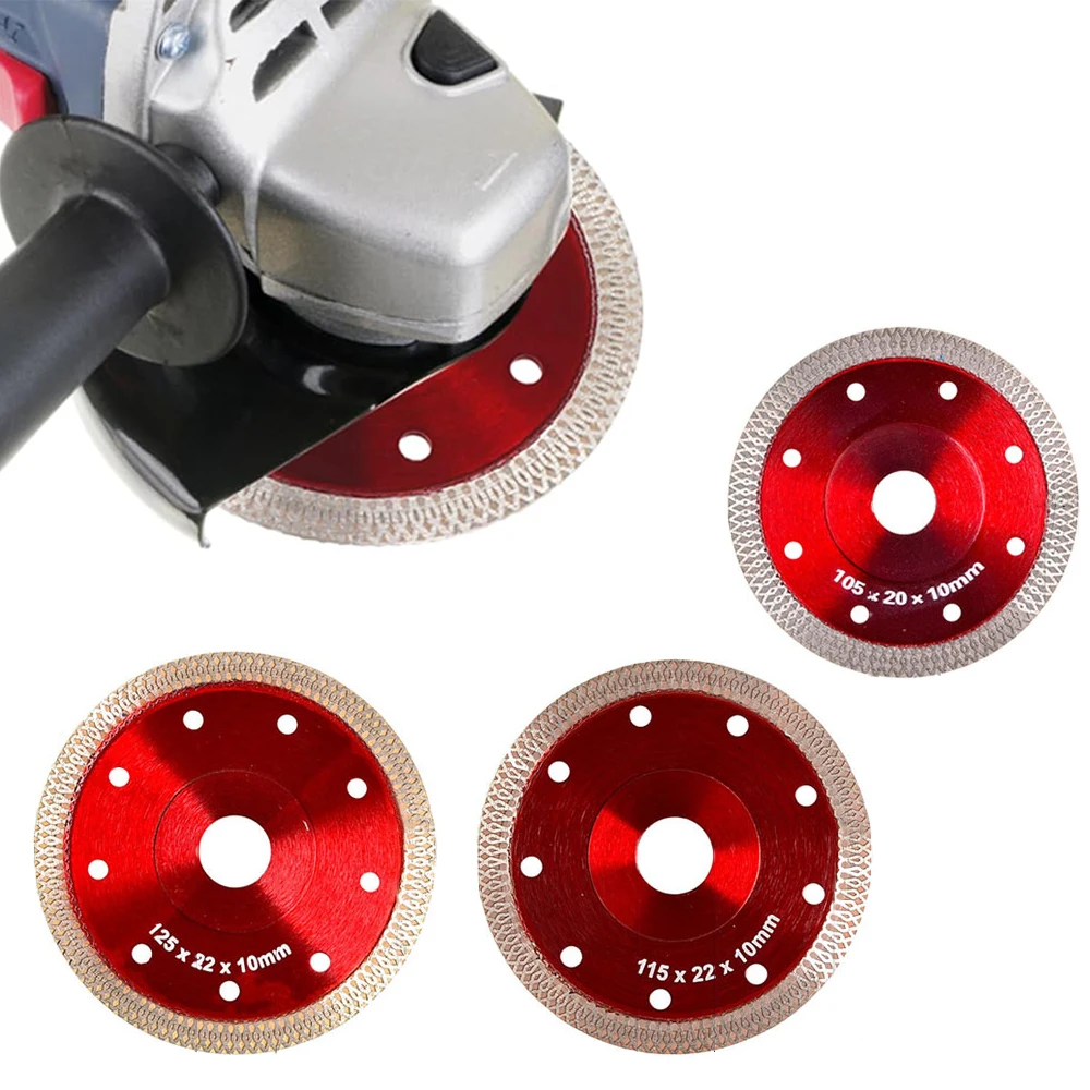 Lame per seghe diamantate da 105/115/125mm lame per smerigliatrice angolare disco da taglio in marmo granito lame da taglio in ceramica per piastrelle