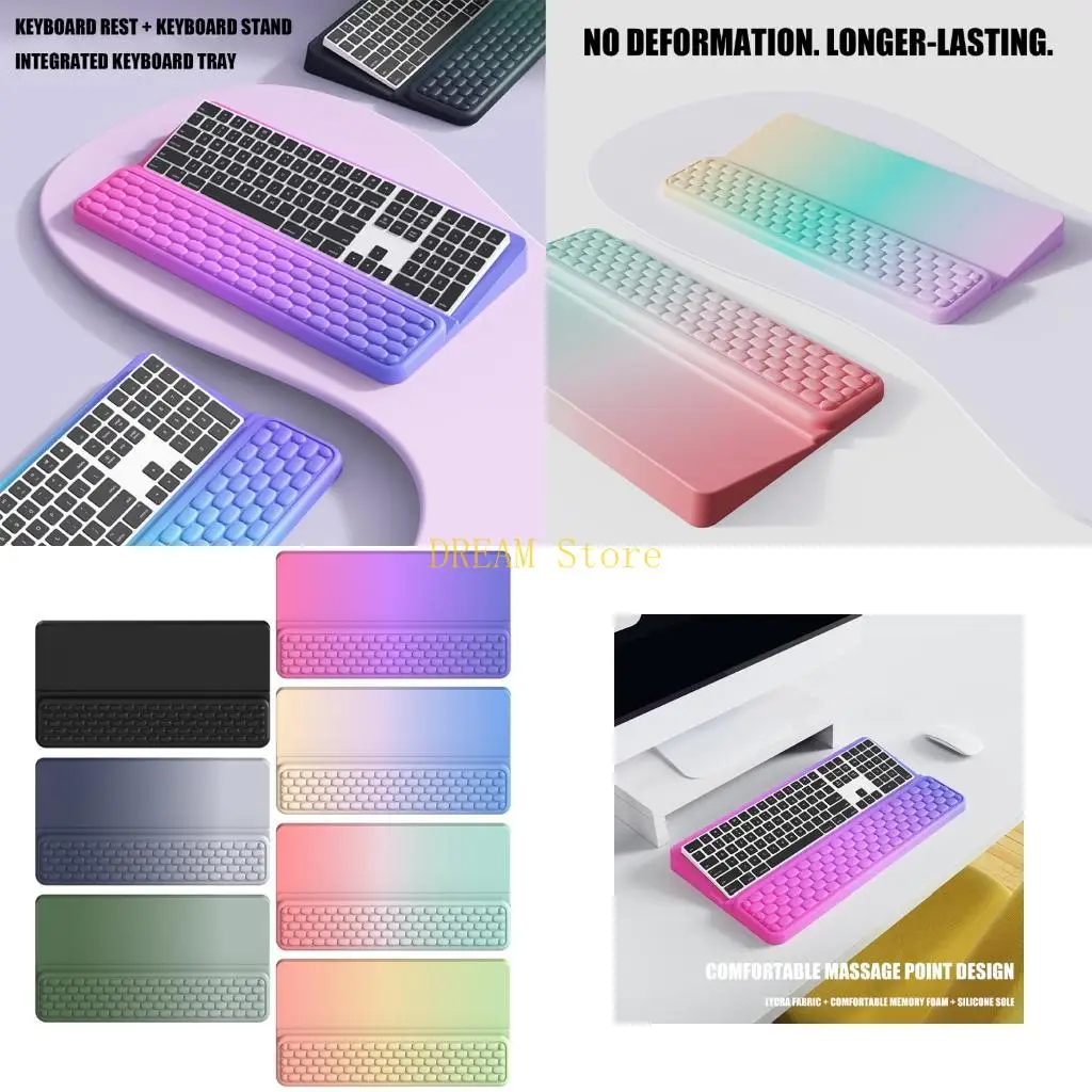 

Ergonomic Keyboard Stand With Gels Infused Wrist Pad For Long Hours Of Work And Play best sale