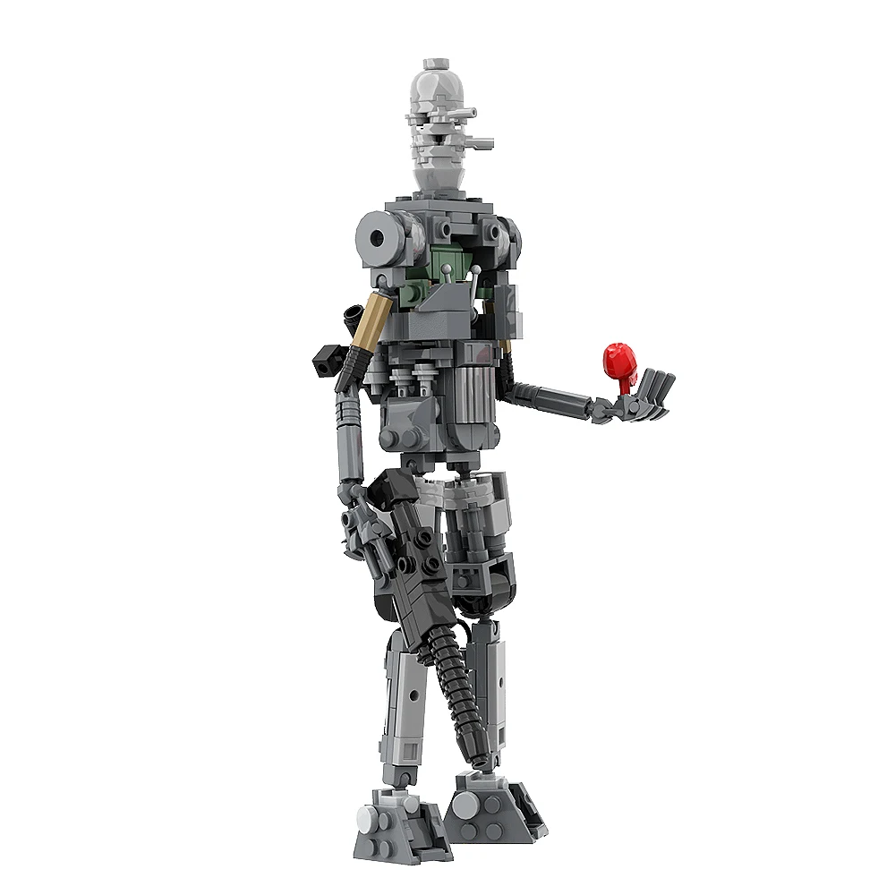 MOC-Robô Building Block para Crianças, Guerras Espaciais, IG-12, Modelo de Filme, Figuras Educativas, Montar Tijolos, Brinquedo Presente de Aniversário