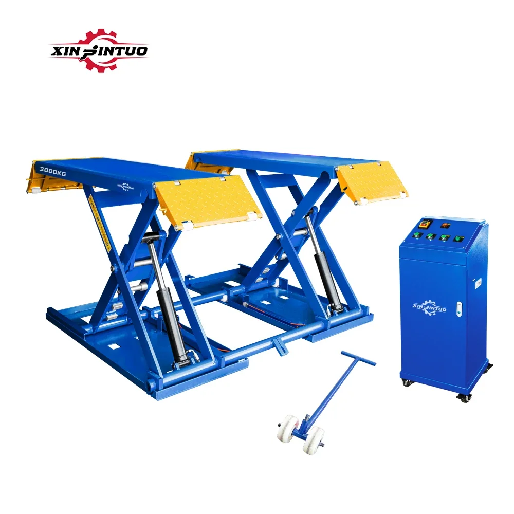 Xinjintuo Factory price Mid-rise mobile Scissor Car LIft Vehicle lift for sale