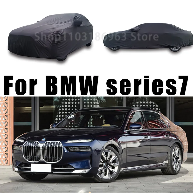 for BMW series7 outdoor Elastic carcover Sunscreen heat insulation snowcover adustprevention wear-resistant anti-static