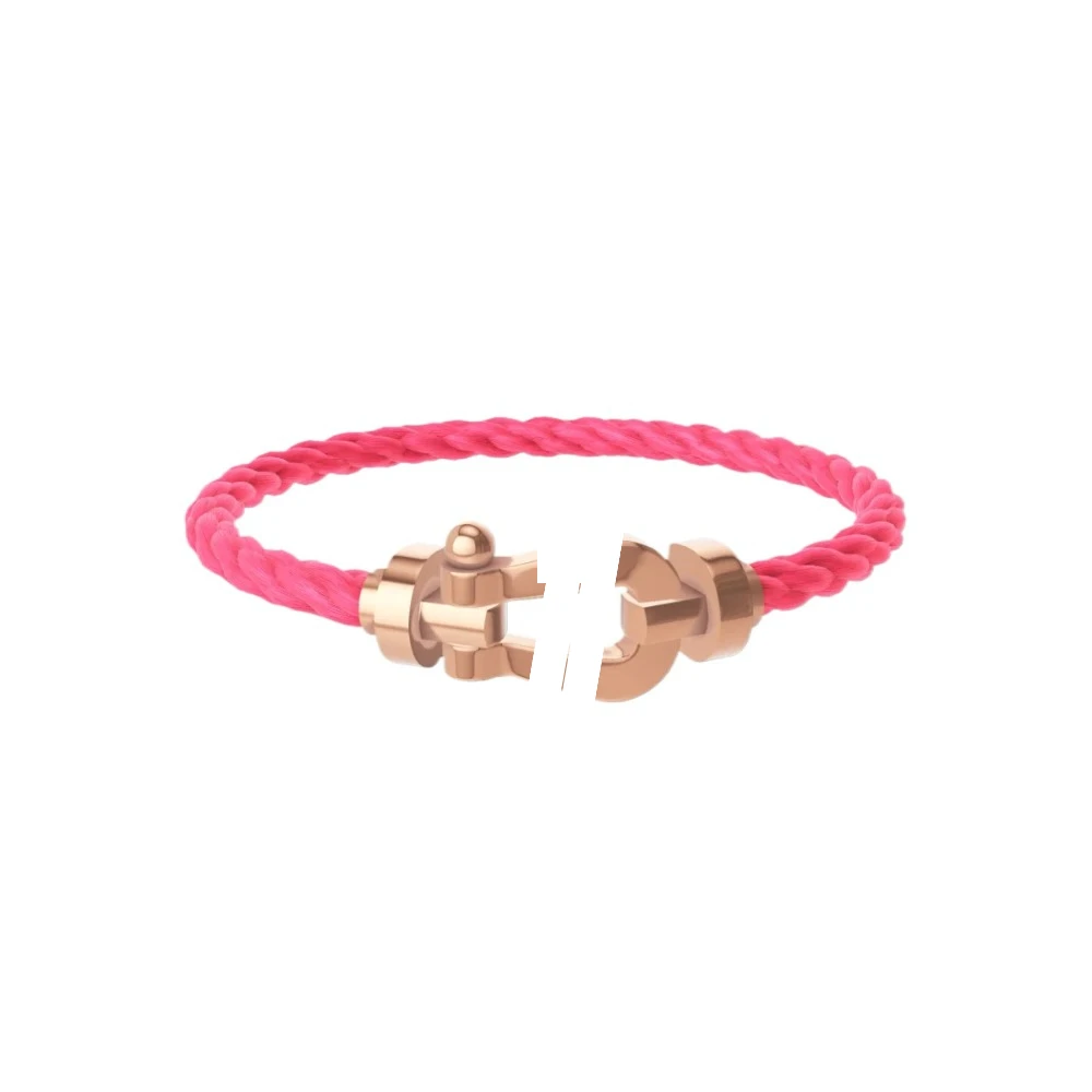 2024 Nieuwkomer-S925 Zilveren Hoefijzerarmband Met Leren Koord-Een Stijlvol En Elegant Feestcadeau