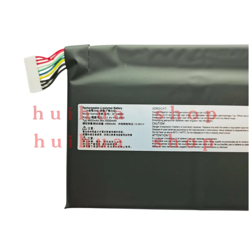 Nowa oryginalna bateria BTY-M6K do MSI GS63VR 7RG Stealth Pro GF63 Thin 8RB 8RC 8RD