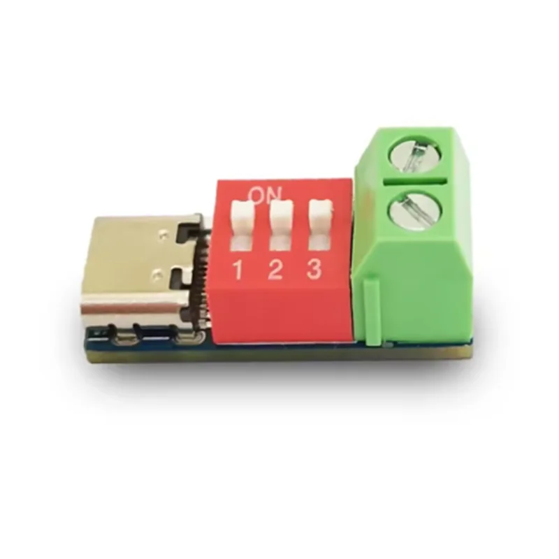 Модуль триггерной платы USB-C PD PD/QC Decoy Board Быстрая зарядка USB Type-c до 12 В Высокоскоростное зарядное устройство Модуль повышения доставки питания