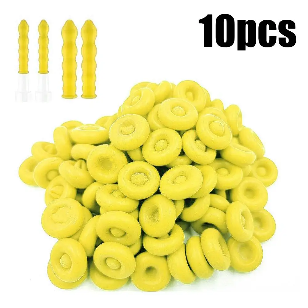 10pcs Caulk Cap Glass Glue Tip Sealing Cap Barrel Glue Mouth Protective Cover For Sealing And Preserving Leakproof Sleeve Tool