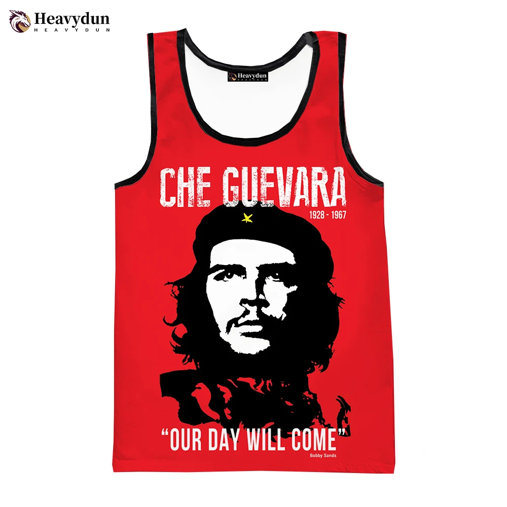 Che Guevara 3D Printed Tank Tops Sleeveless Shirts Spring Summer Harajuku Streetwear Oversized Tops Tees Men's Clothing