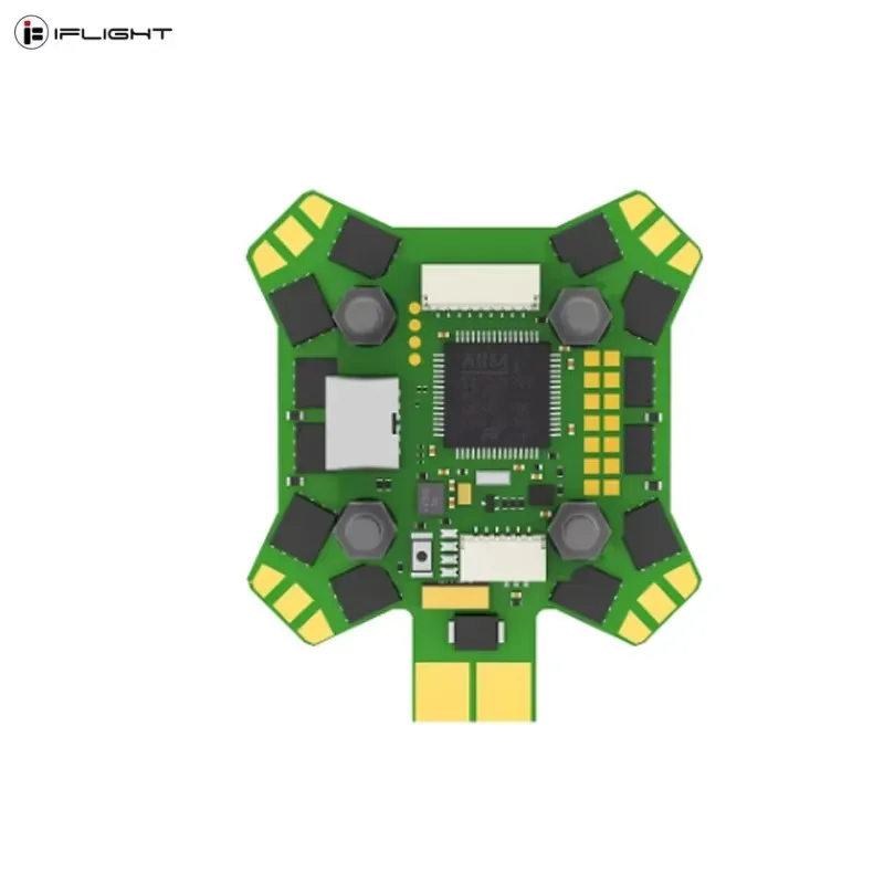 iFlight BLITZ Mini F7 E55R Stack с контроллером полета BLITZ Mini F7 V1.2 / BLITZ E55R 4-IN-1 2-6S ESC для RC FPV Drone