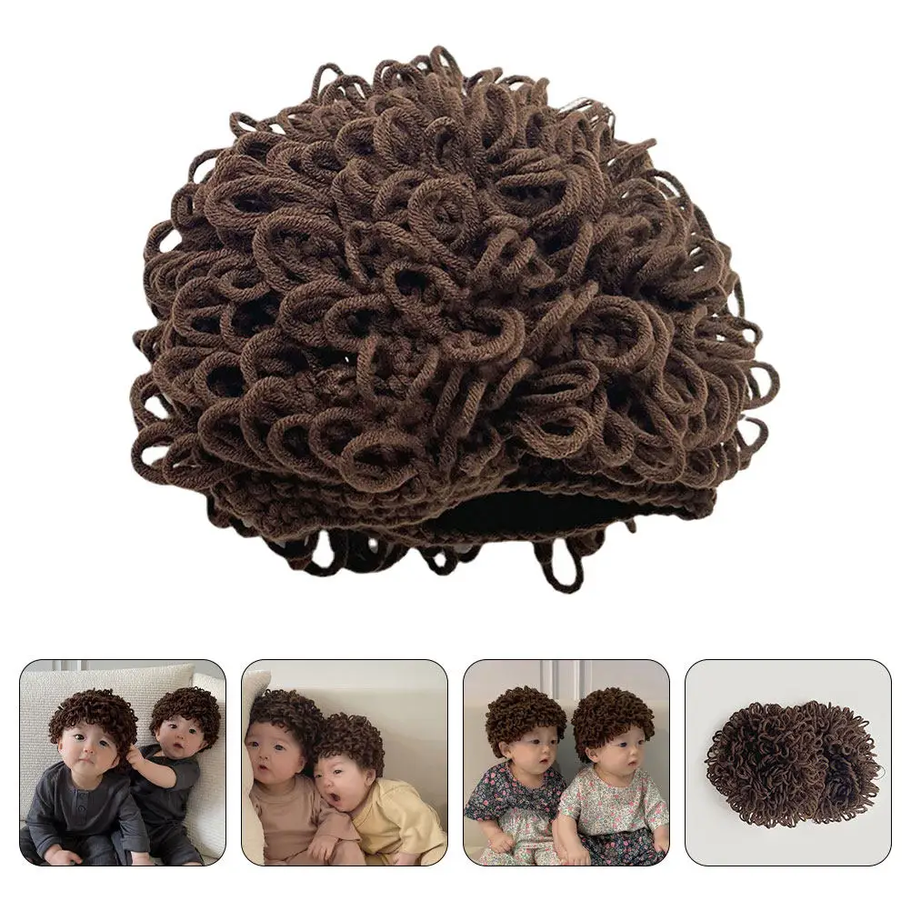 

Cute Baby Hat Knitted from Woolen Yarn Winter Warm Cap for Infant Toddler Stylish Design Newborn Gift Idea