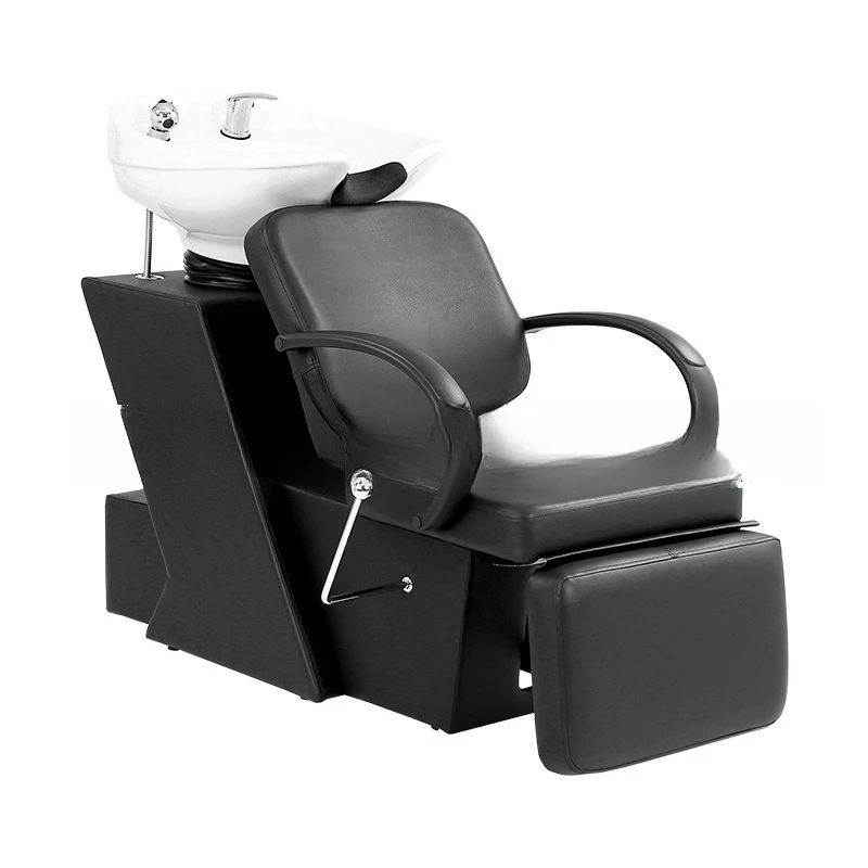 

Shampoo bed Ceramic shampoo basin Flush bed Hair care salon equipment