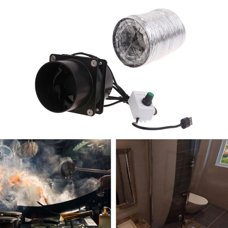 Innovative USB-Connected ESD Fume Extractor Fan with 1/3/6M Pipe Tub and Adjustable Speed for Versatile Drop Shipping