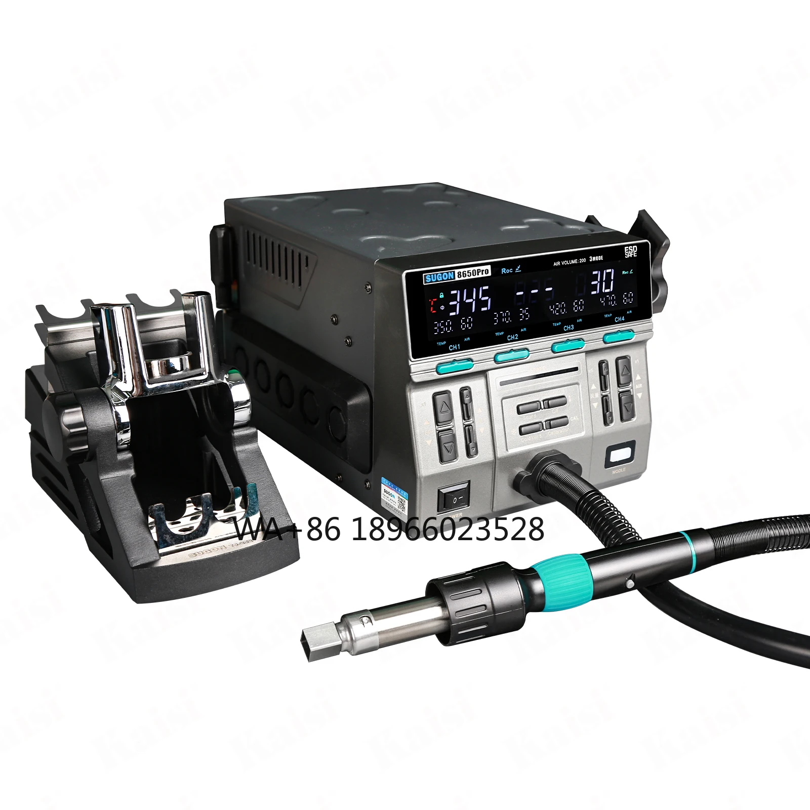 Kaisi  8650 Pro Curved Ver. ROC Can Preset 3 Groups of Working Parameter Temperature & air Volume & Heating Time