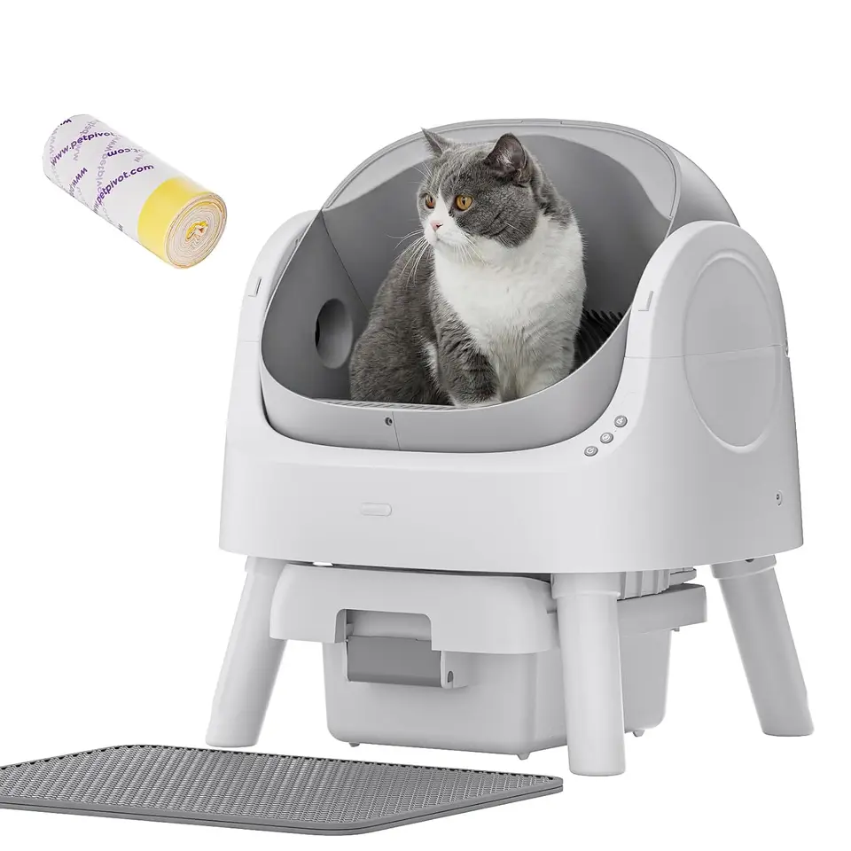 Automatic Cat Litter Box with Safety Sensors