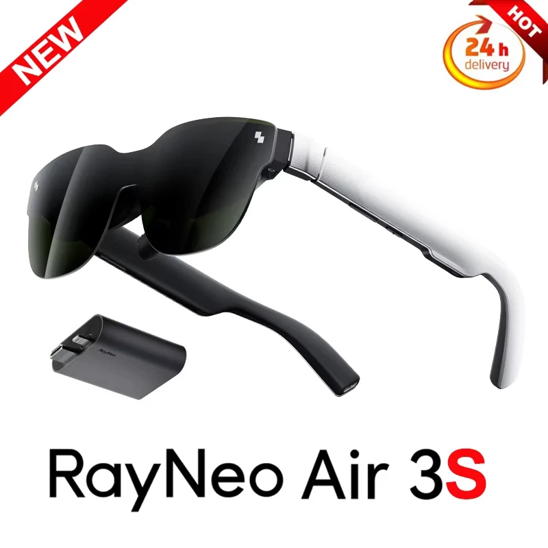 Óculos AR RayNeo Air 3S/Air 4 Pro com Tela Micro OLED, Cinema