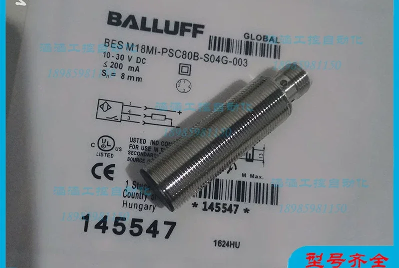 High Quality BES M18MI-PSC80B-S04G-003 Baruf Inductive Proximity Switch Sensor