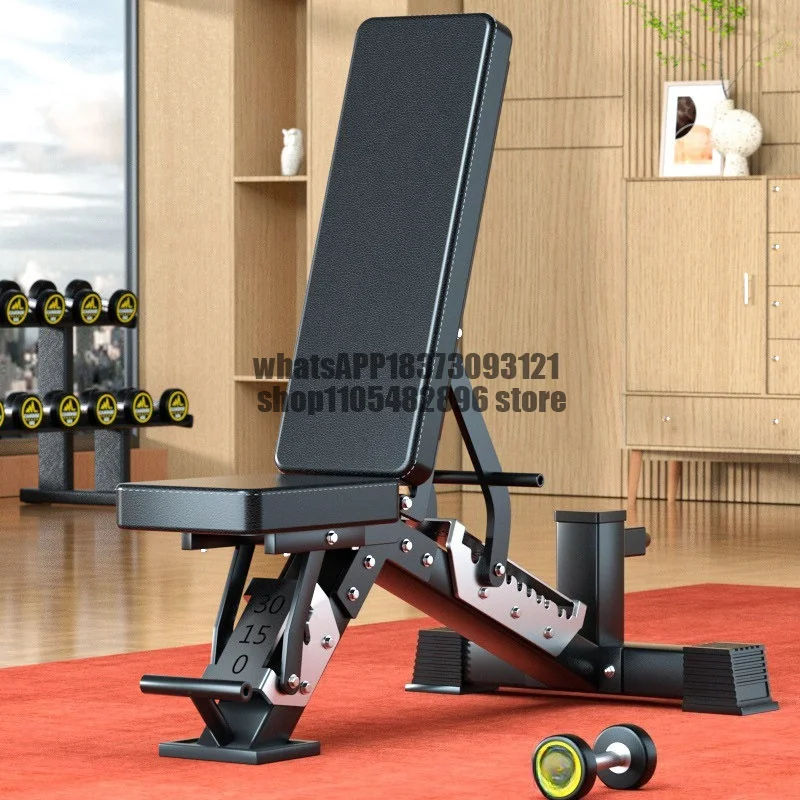 Dumbbell Stool Fitness Multifunctional Crunches Adjustment Home Fitness Chair