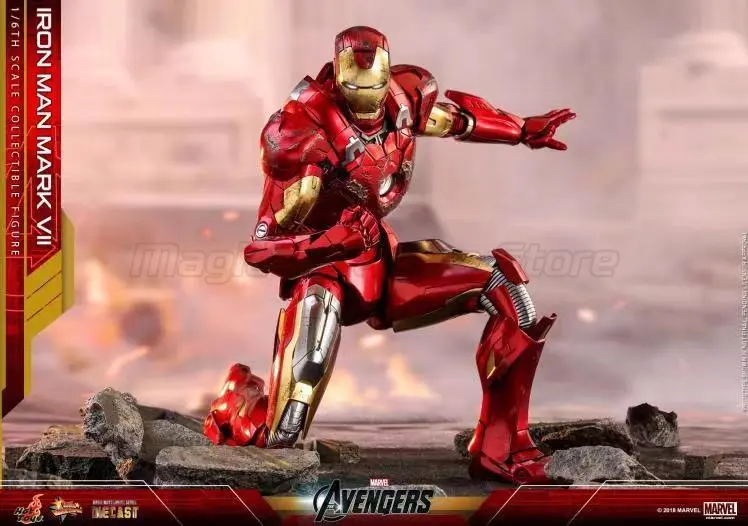 

【MT】Hot Toys MMS500D27 Marvel Avengers Iron Man MK7 Alloy 2.0 1:6 Ratio Collection Doll Model Toys