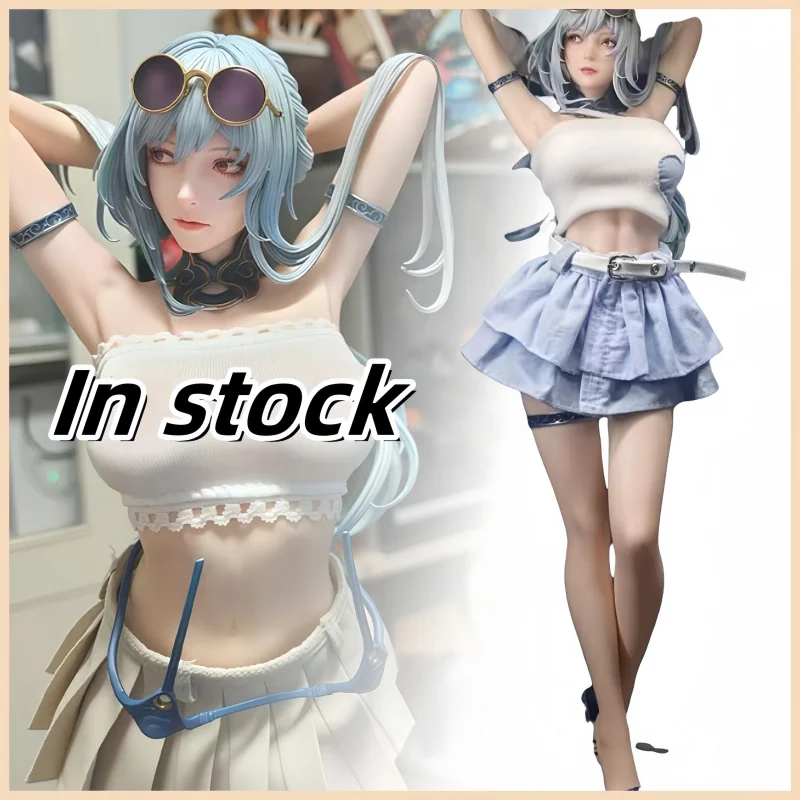 

New In Stock Valkyrie Anime Figure 1/4 2b 3d Swimsuit Mirror Flow Limited Edition Mini Girl Game Anime Handmade Model Gifts Toys