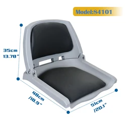 Silla de barco con asiento giratorio plegable
