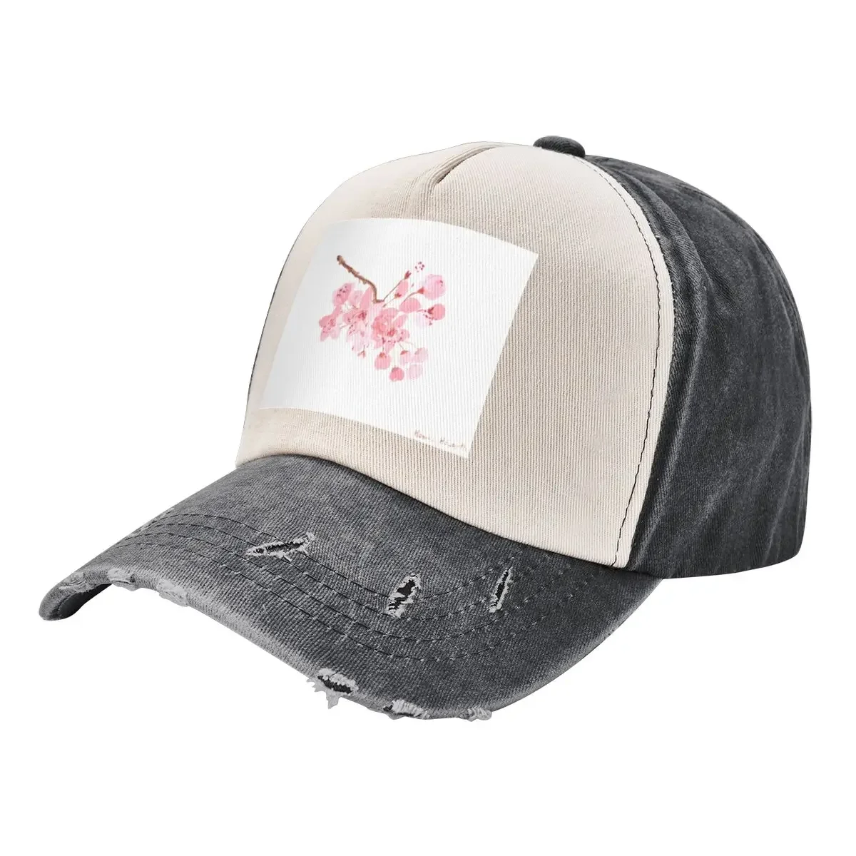 

Pink cherry blossom watercolour painting Baseball Cap Fashion Beach Bobble Hat New Hat Luxury Hat Women Men's