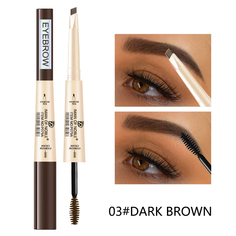 Thin Headed Eyebrow Pencil With Waterproof And Durable Brush Head Contour, Naturally Suitable For Everyone