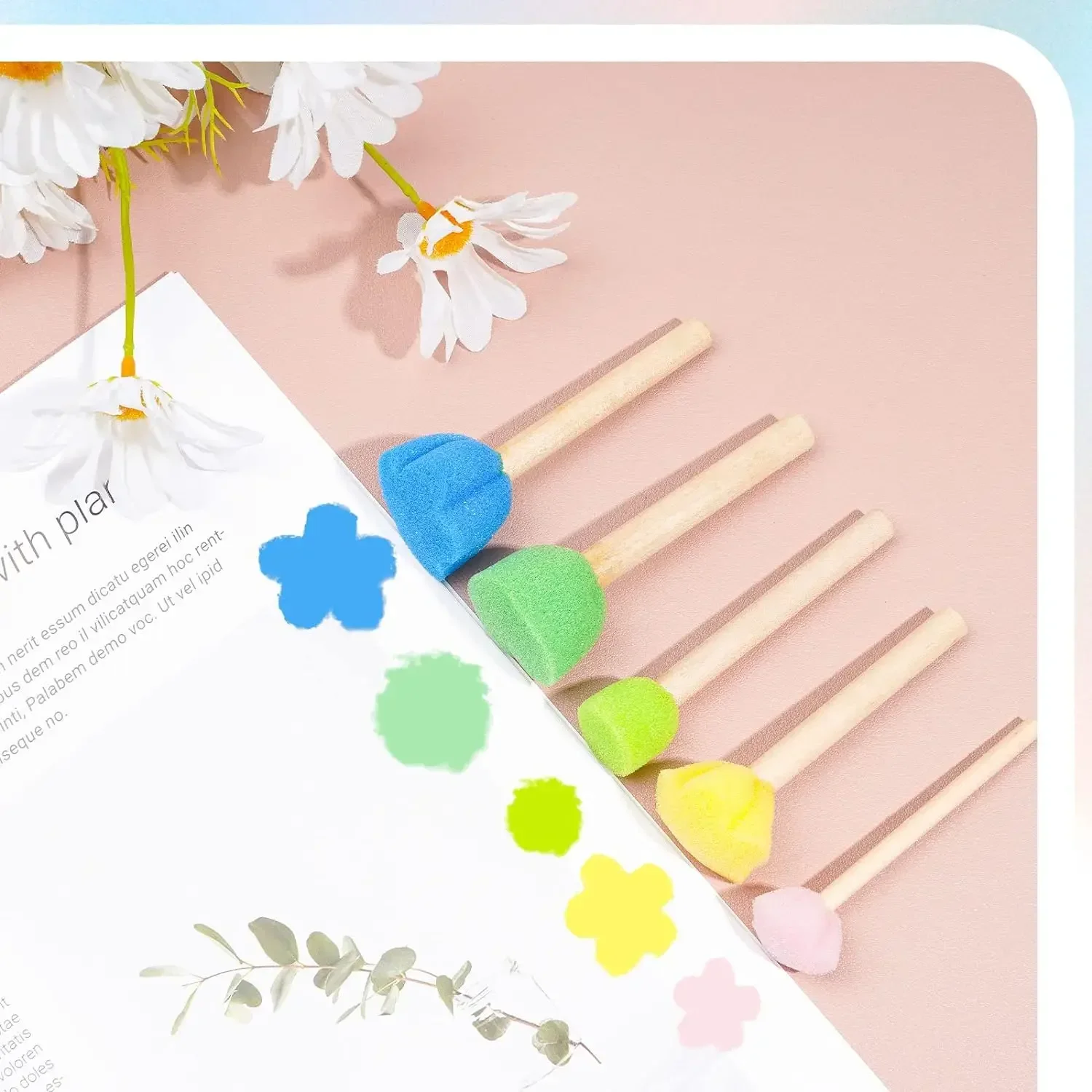 Sponge Stamps Mini Painting Brush 2