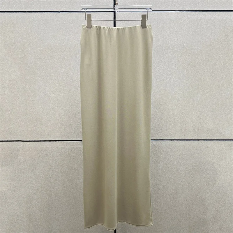 women's skirt New low rise slim fit long skirt for autumn 2026 Casual versatile women's skirt black skirt straight tube skirt