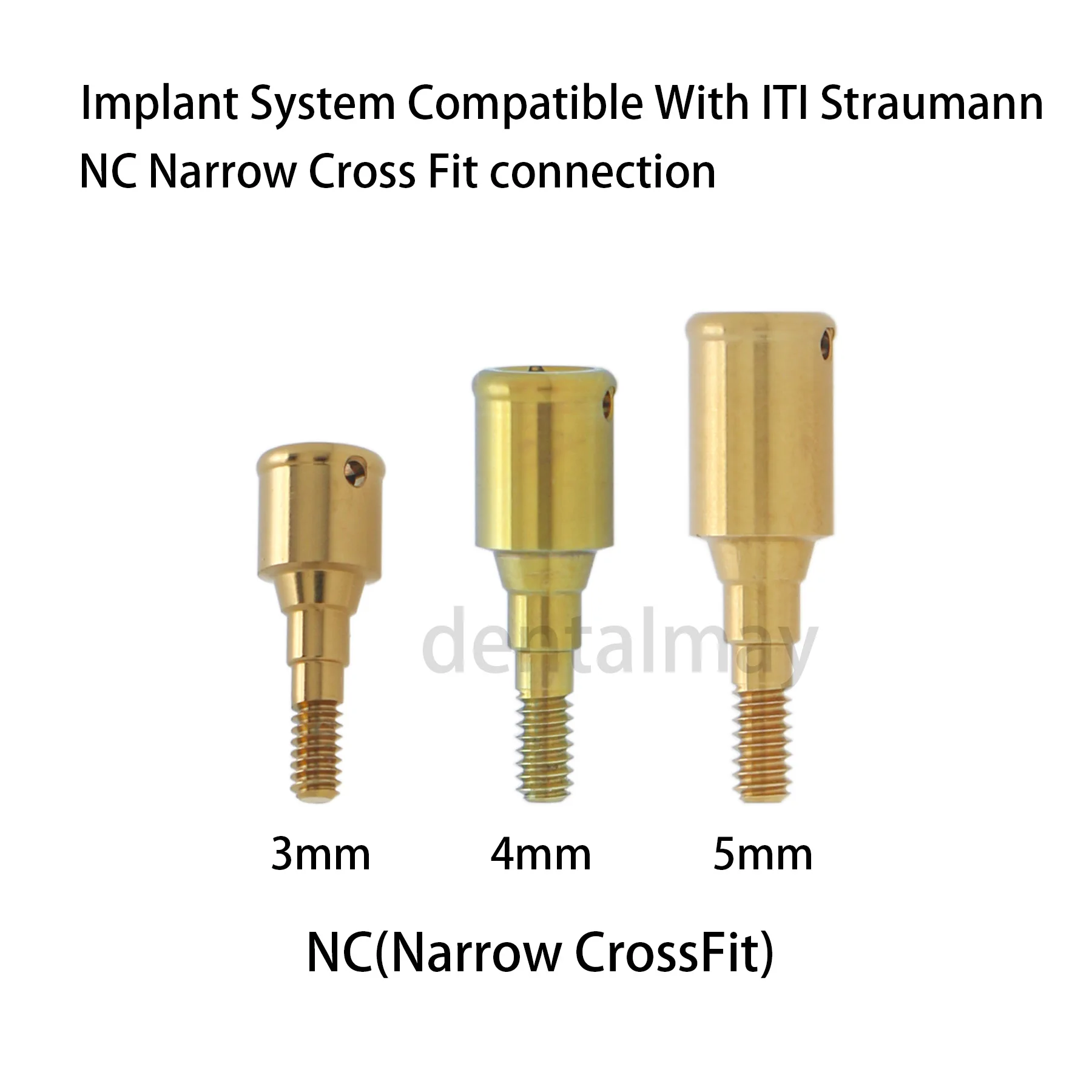 

1PC Dental Implant NC Attachment Abutment for STRAUMANN Bone Level ITI 3/4/5MM