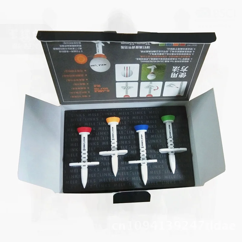 صندوق هدايا صينية جولف للأظافر من MELELINKS TEE - الشركة المصنعة لمستلزمات الجولف البلاستيكية عبر الحدود في المخزون