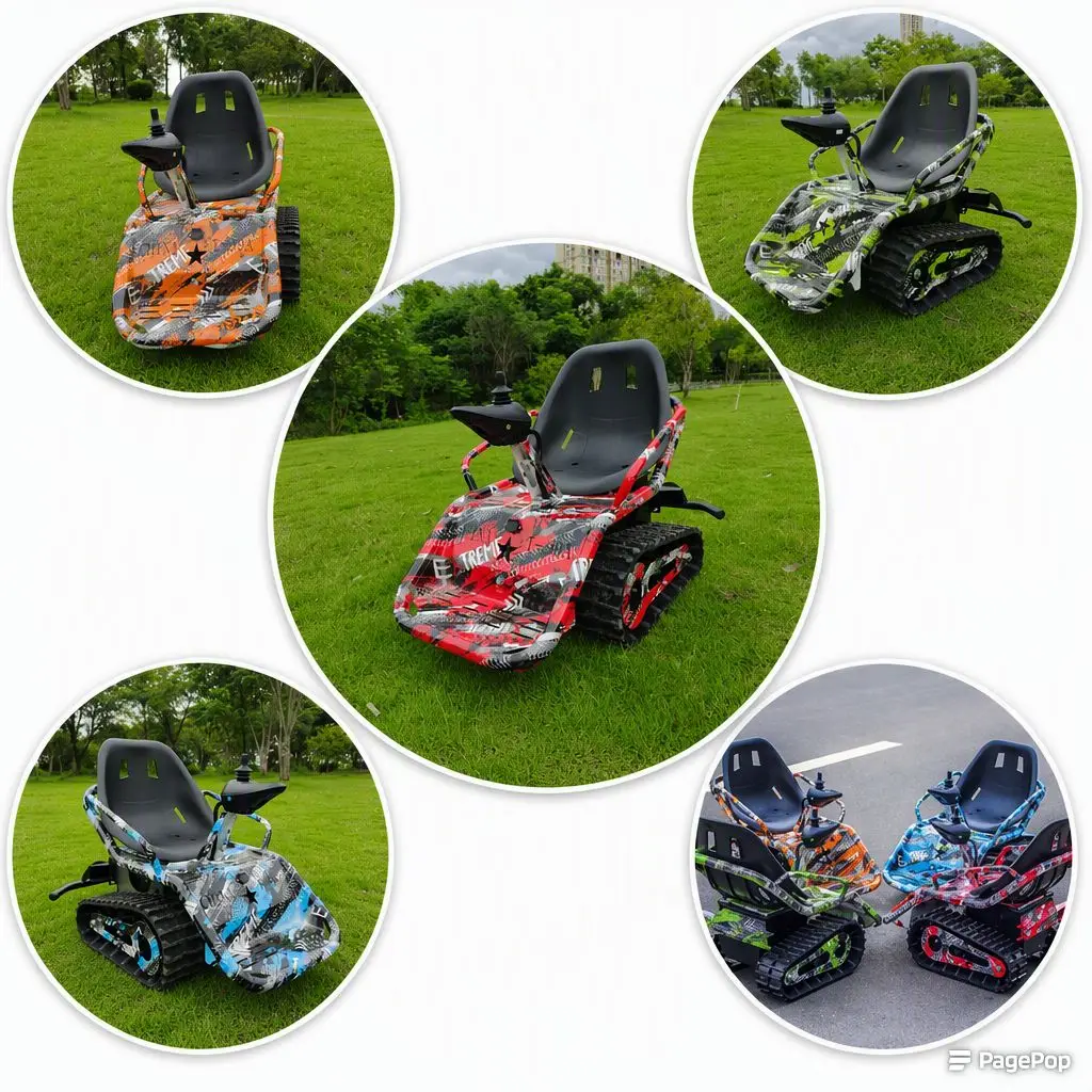 Wobeiqi Commercial Joystick Control Kids Electric Crawler Tank with timing for Commercial Amusement Tracked Ride On Tank