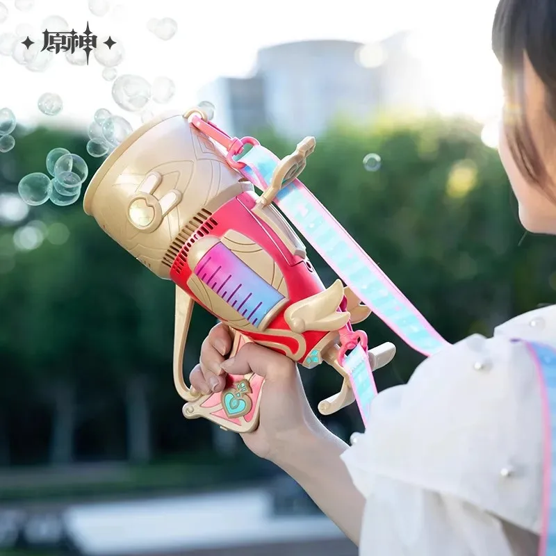 

Genshin Impact Карнавальный сбор Sigewine Series Sigewinne Bubble Machine Аниме Косплей Модель Рождественские подарки Опора g5g52,