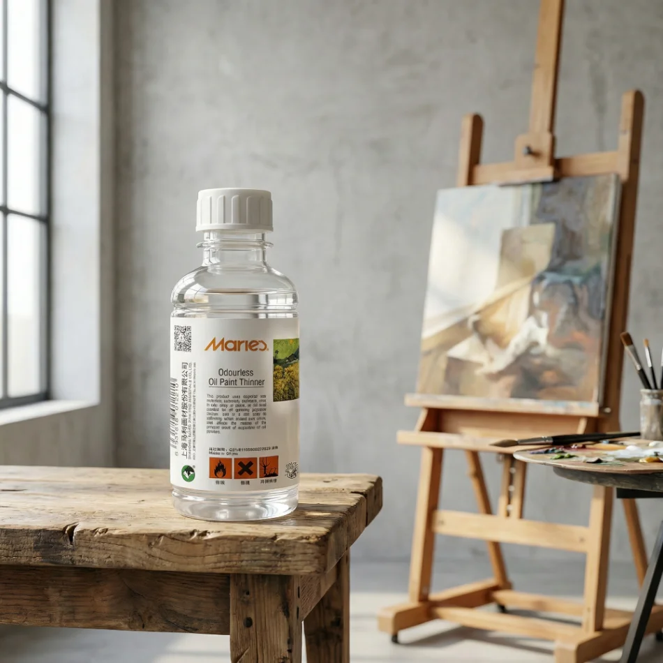 Marie's Terpentin-Verdünner Ölfarben-Medium 200ml 500ml Tönungsöl Reinigungsflüssigkeit Stiftwaschflüssigkeit Toner – Detail 3