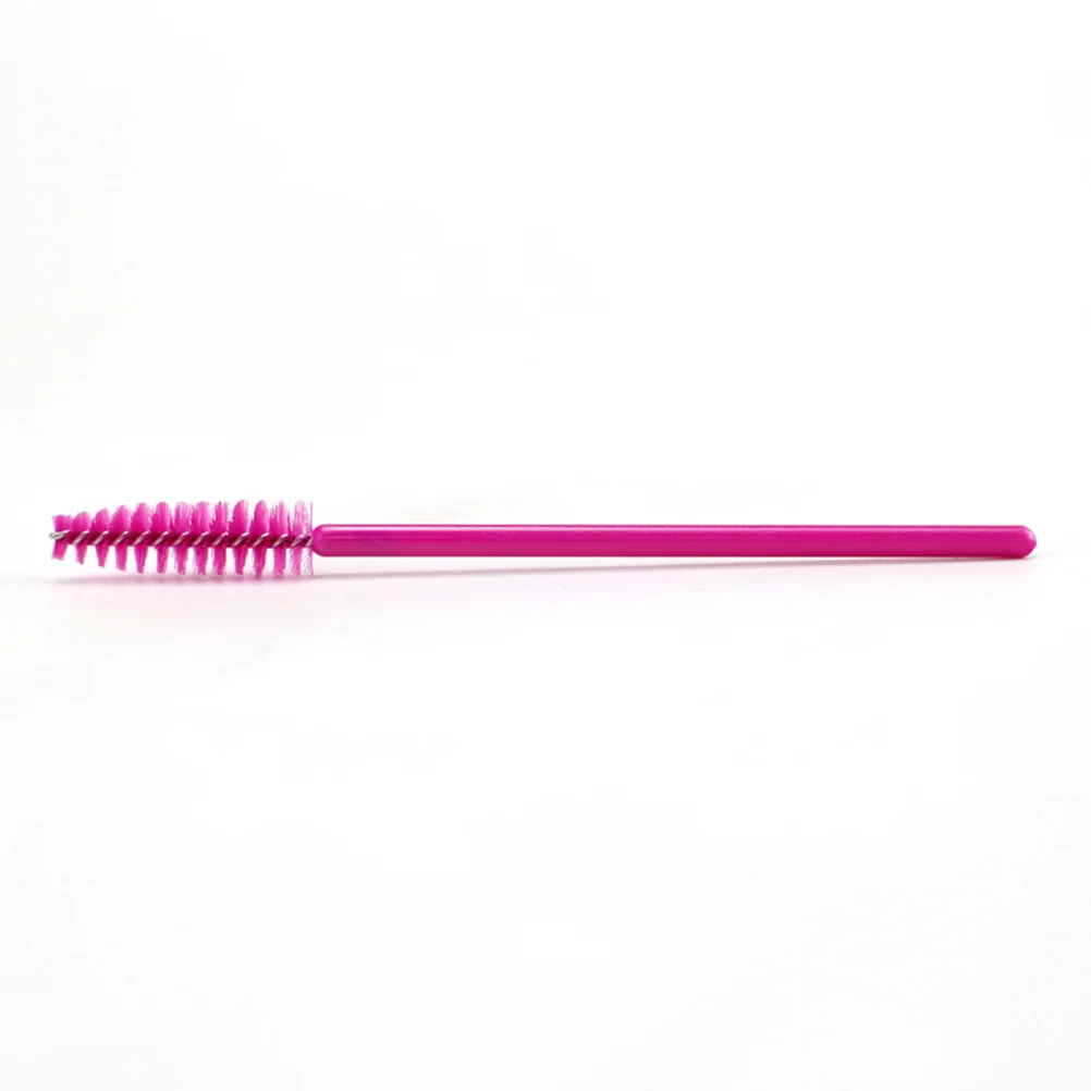 50 stuks wimper make-up borstel wimper mascara tool voor salon of thuisgebruik buigbare tip geen klontering meer roze wimper mascara borstel