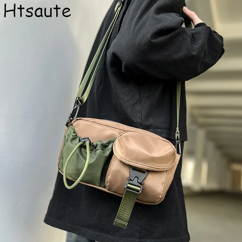 Multi-Function Men's Bag High Quality Nylon Man Messenger Bag Crossbody Bags Fashion Casual Men's Small Bag Handbag Shoulder