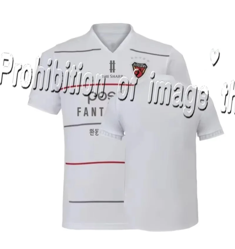 

Pohang Steelers Unisex 2025 South Korea K1 New Arrivals Home Football Jerseys Away 3D Printed T-Shirts New Adults Sports T-shirt