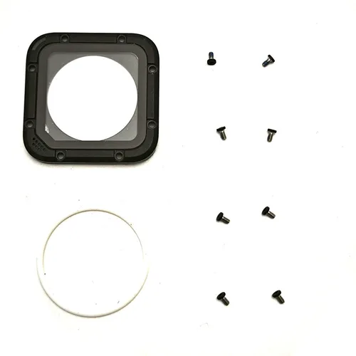 Imagen 2 del producto Pieza negra 100% Original para Kit de repuesto GoPro con lente de cristal HERO 4 5 piezas de cámara de sesión ARLRK-002
