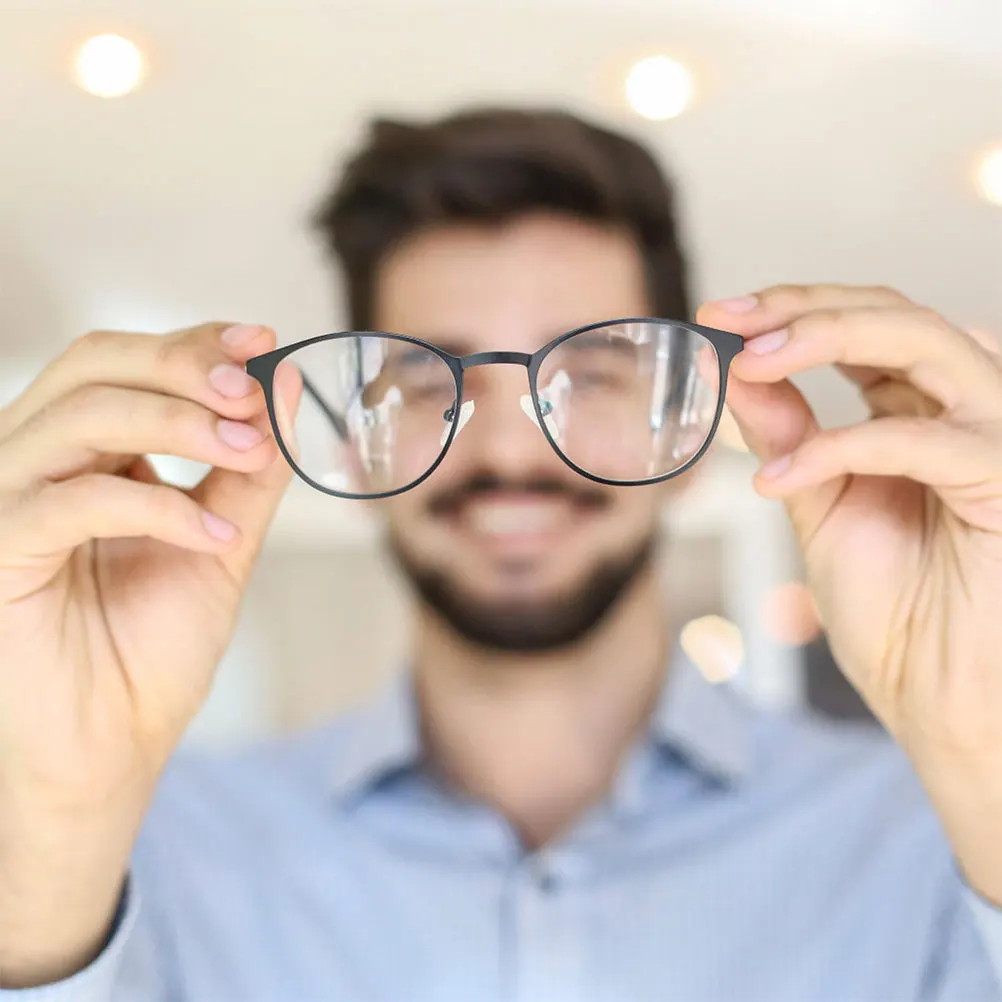 

100 Pairs Silicone Nose Pads for Glasses Soft Comfortable Fits Most Frames Plastic Core Protector Eyeglass Accessories