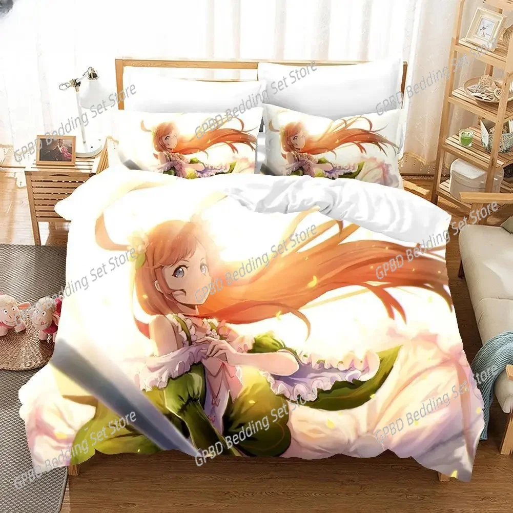 3D Print Cartoons Rem Ram Bedding Set Life in a different world from zero Anime Duvet Cover Sets Comforter Bed Kids