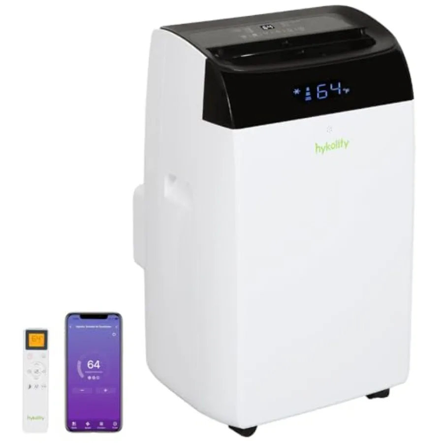 

14, 000 BTU WiFi Portable Air Conditioner, Cools Rooms up to 700 Sq.Ft., 42dB Quiet Smart AC Unit, 5-in-1 with Cool, Fan, Dehum