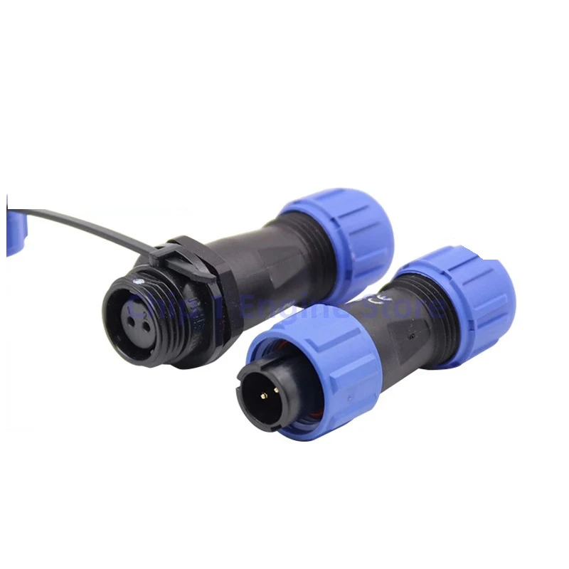 SP11 waterproof aviation plug socket connector SP1110 2/3/4/5 pin cable butt socket anti-leakage plug IP68